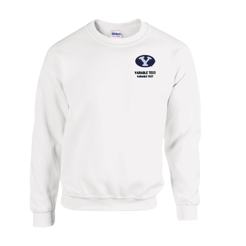 Fleece Crewneck - White