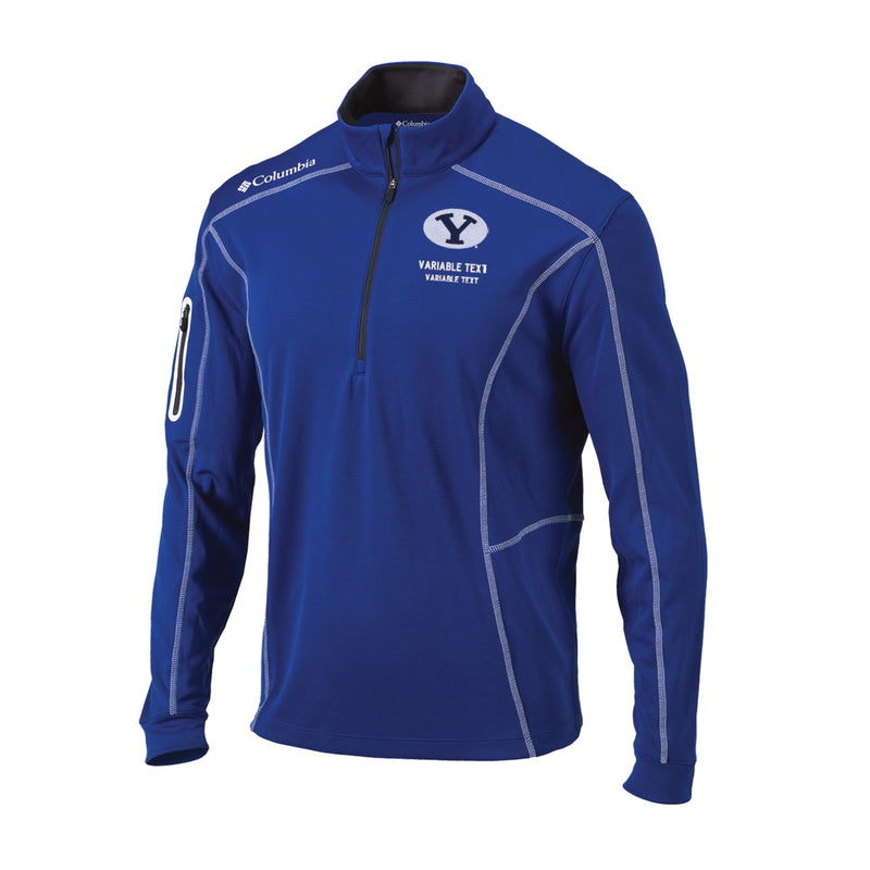 Men's Omni-Wick Shotgun 1/4 Zip - Azul