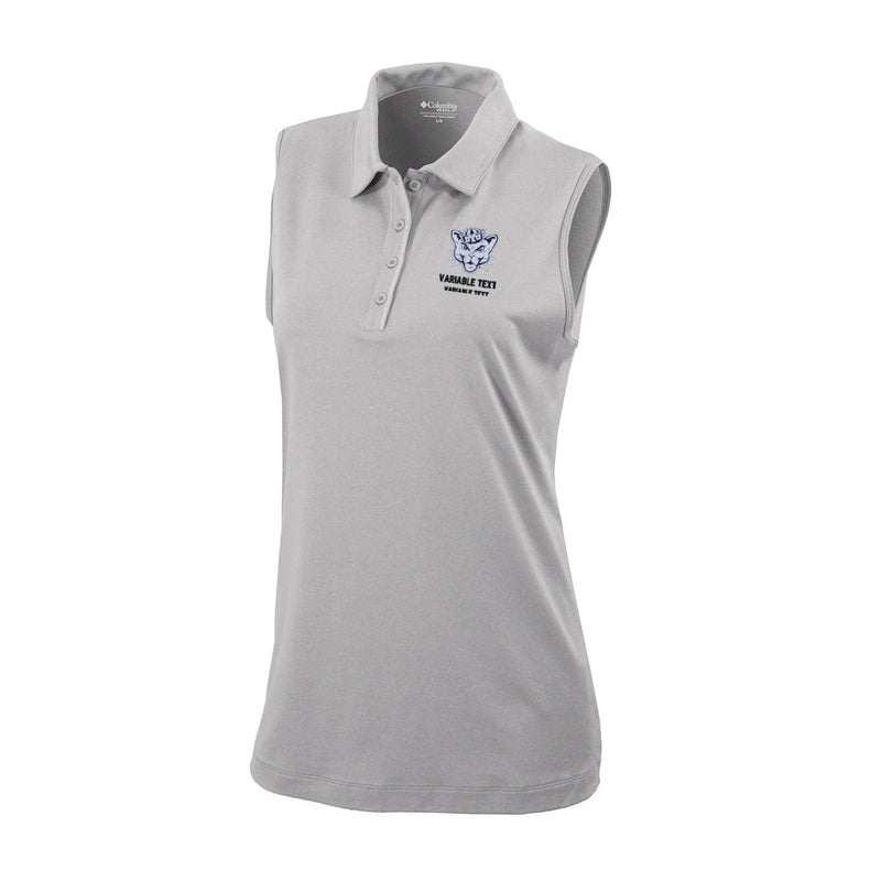 Women's Omni-Wick Tend the Ball Tank - Cool Grey-White - Embroidery Text Drop