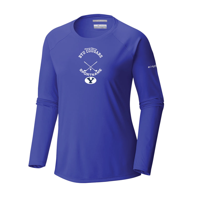 Women's Tidal Tee Long Sleeve Shirt - Azul - Sport Circle